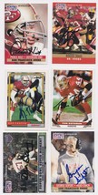 San Francisco 49ers Signed Autographed Lot of (6) Football Cards - Criag... - $19.99