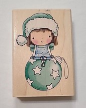 Penny Black 2011 4191K Ornamental Mimi Wood Mounted Rubber Stamp Christmas Ball - £10.21 GBP