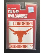 University of Texas UT Longhorns Football Peel Stick Border Wallborder W... - £15.84 GBP