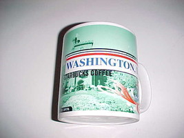 Starbucks Coffee 1999 White Washington D C The White House Lincoln Ceramic Mug  - £26.64 GBP