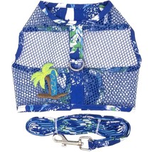 Cool Mesh Blue and Green Surfboard Dog Harness with Matching Leash Sizes... - $379.94 MXN
