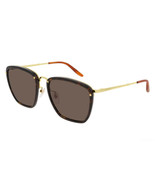 NEW Gucci Sunglasses GG0673S 002 Havana Gold/Brown Lens Square 56mm - $226.71