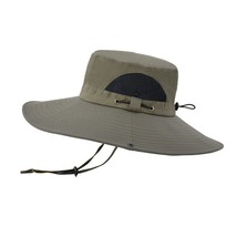 2022  New Waterproof Bucket Hat Summer Men  Hat Outdoor  Protection   Safari Hi  - £79.49 GBP