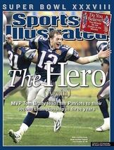 Sports Illustrated Magazine Cover Metal Sign 12x8in NFL NBA MLB NCAA aaa - $24.74