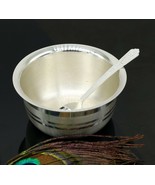 999 solid sterling silver bowl spoon stay baby/kids healthy, silver vess... - $380.36 CAD