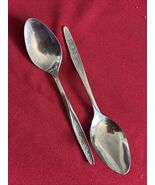 (2) Vtg CUS1 Place Oval Soup Spoon Stainless Customcraft - $11.86