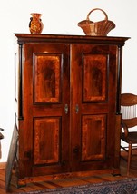 Antique 1820-40s Cherry Biedermeier French Empire Style Armoire Closet Austrian - £2,973.72 GBP