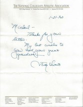 Judy Sweet Signed 1992 Handwritten Letter President of NCAA - £38.93 GBP
