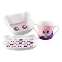 SAMBONET Kids Caty Children Set Playful Plates Diameter 6&quot; Mug Height 3&quot; - £34.92 GBP