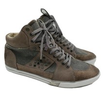 Mark Nason Lounge Mid Top Sneakers Size 8 Men&#39;s Gray Shoes 71971 - $69.25