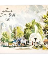 1967 Hallmark Date Book Calendar Corner Gift Shop Thomaston Maine E85F - €25,73 EUR