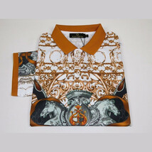 Men Sports Polo Shirt MIZUMI Black Edition Soft Micro Poly Fashion 56575-A Multi image 6