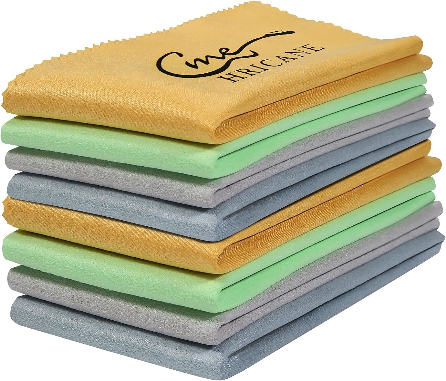 Hricane Guitar Cloths Ultrafine Fiber Suede (8-Pack 12&quot;X12&quot;) Plush Polis... - $31.99