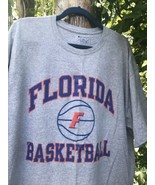Champion Florida Basketball Men’s T-Shirt Size XXL Heathered Gray S/S Ct... - £19.17 GBP