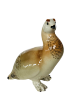 Lomonosov Russia Quail bird signed figurine porcelain bird vtg antique USSR dove - £73.57 GBP