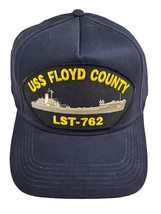 USS Floyd County LST-762 Ship HAT - Navy Blue - Veteran Owned Business - £18.08 GBP