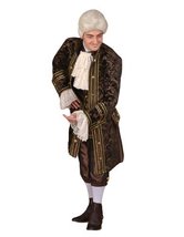 Deluxe French Revolution Era or Louis 16th Theater Quality Costume, XLarge Brown - £455.62 GBP