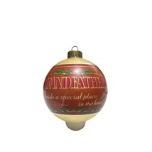 Vintage Hallmark Christmas Keepsake Ornament Grandfather 1981 Ball Bulb - £7.19 GBP