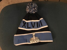 New Superbowl XLVIII Knit Pom Beanie  Great Deal! - £4.77 GBP