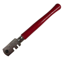 Vintage Veribor 6-Wheel Glass Cutter Red Handle Made in Germany - $13.80