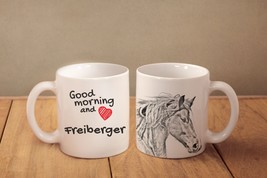 Freiberger - mug with a horse and description:&quot;Good morning and love...&quot; - £11.72 GBP