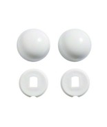 Crane Color Replacement Plastic Toilet Bolt Caps - Set of 2 - Peach Blossom - €27,74 EUR