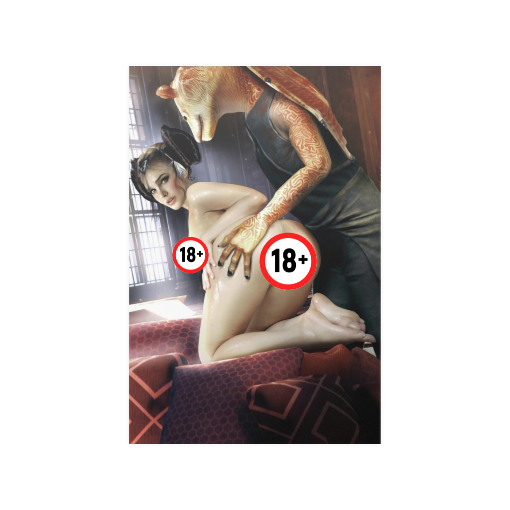 Erotic H Poster: Padme & Jar Jar (5 Versions)