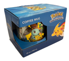 Pokémon XY Series Large Pokémon Group Foil Print Coffee Mug | Holds 20 Ounces - £19.42 GBP