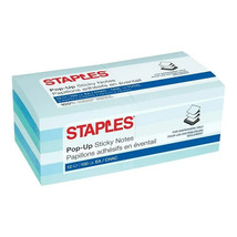 Staples Stickies Standard Notes 3&quot; x 3&quot; Assorted 100 Sh./Pad 12 Pads 1 Pack - $10.44