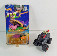 Hot Wheels Attack Pack Cozmo Clam &amp; Loose Dark Claw 1993 Sealed Alien In... - £11.67 GBP