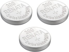 Renata Watch Battery Swiss Made 399 or SR927SW Or AG7 1.5V (3 Batteries, 399 or  - £11.98 GBP