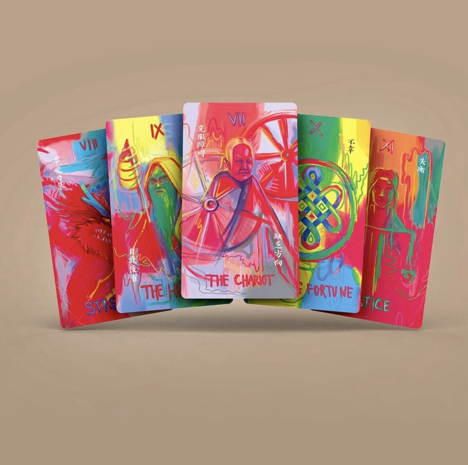 THE NEON TAROT WITH STUNNING COLORS Item image 2