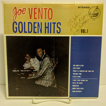 Joe Vento Golden Hits Vol.1, Surf Side LP-1233, VG+/VG+/NM Signed - $50.00