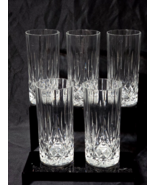 ROYAL CRYSTAL ROCK 6&quot; Iced Tea Tumbler OPERA Highball Glass - EUC Set Of 5 - $657.65 MXN