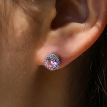 Earrings Classic Round Colorful Zircon Earrings For Women - $9.99