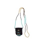 Mia Jewel Shop Authentic Leather Suede Seed Bead Fringe Medicine Pouch N... - $450.21 MXN