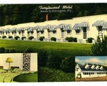 Tanglewood Motel Linen  Postcard 7 Miles West of Covington Virginia on U... - $11.88