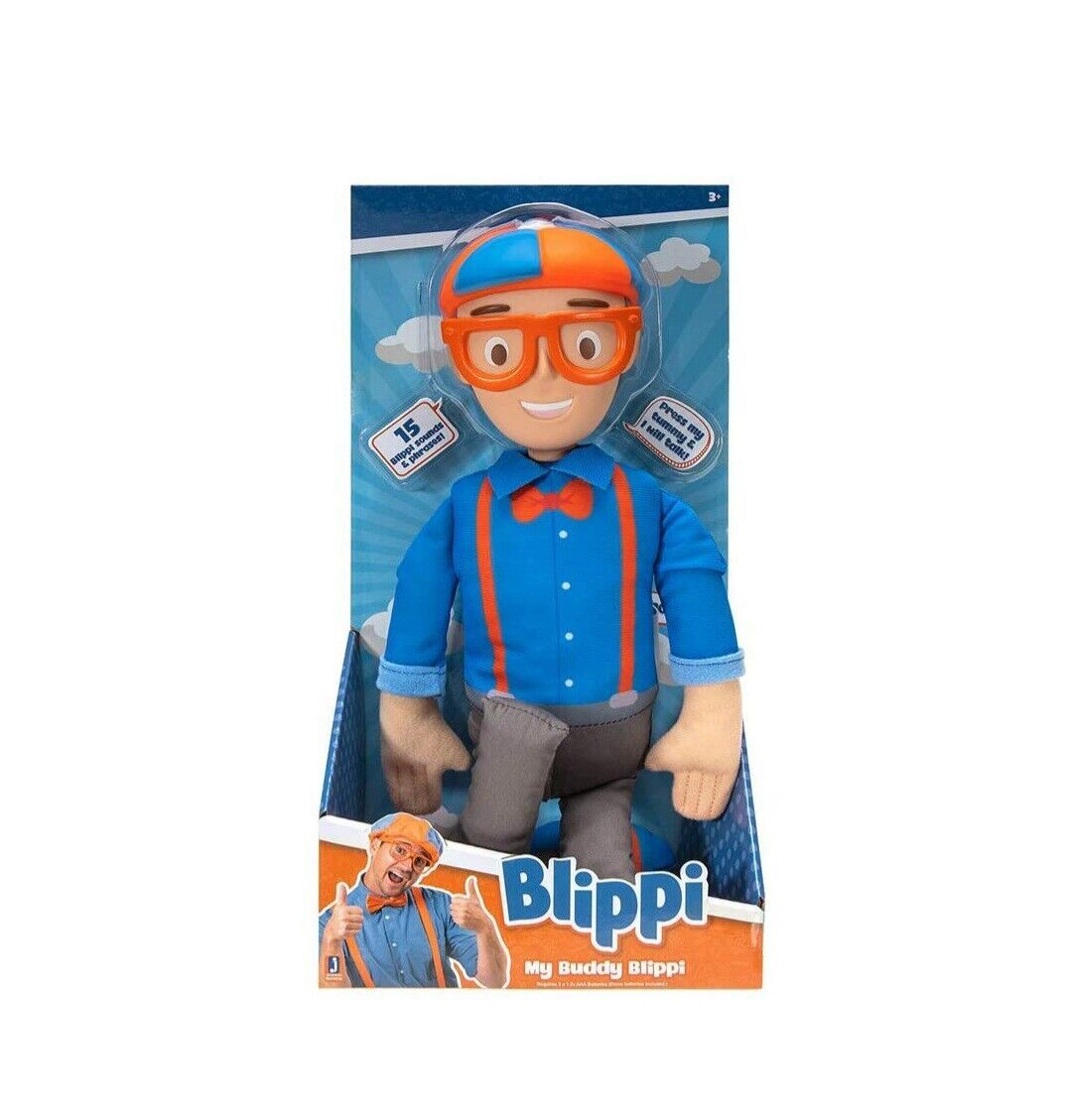 NEW SEALED 2020 Jazwares 16" Talking My Buddy Blippi Doll - $39.59