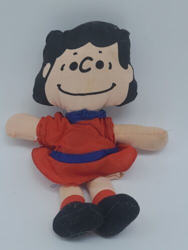 Primary image for Lucy Plush Doll Snoopy Peanuts 8" Floppy Rag Doll 1952