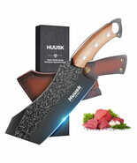 Meat Cleaver Knife with Sheath, Forged Full Tang Butcher Knife for Meat ... - $3,078.92 MXN