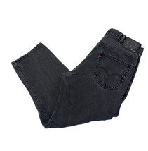 Vintage Levi’s 550 Relaxed Fit Jeans Black Mens 38x30 Cotton 90s Grunge Casual - £23.00 GBP