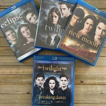 Twilight Saga Blu-ray complete set Twilight New Moon Eclipse Breaking Da... - $12.99