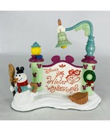Disney Danbury Mint Winter Wonderland Village Entrance Welcome Sign - $380.59 MXN