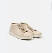 Linder Women&#39;s Blush Leather Mid top Sneakers Shoe Size 43 / 10.5 NWOB - $1,866.06 MXN