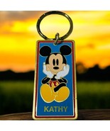 Vtg Walt Disney World Enamel Souvenir Keychain Mickey Mouse Name Tag “Ka... - £11.39 GBP