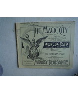 1894 Booklet The Magic City World&#39;s Fair Volume 1 - £41.79 GBP