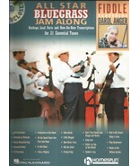 All Star Bluegrass Jam Along Sheet Music For Fiddle No CD 40 PAGES FREE SHIPPING - $9.99