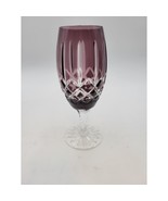 Ajka Bohemian Hand Made Cut to Clear Iced Tea Goblets 24%PbO Vtg Rare Am... - €58,77 EUR