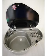 1 Burner Gas Stove Hob Sink Combo 1*1.35KW 525*425*150mm GR-600L Boat Ca... - $738.08 CAD+