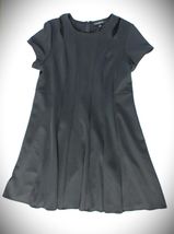 Lane Bryant Women's Plus 22 Pleated Short Sleeve Fit &amp; Flare Cutout Mini... - $19.87